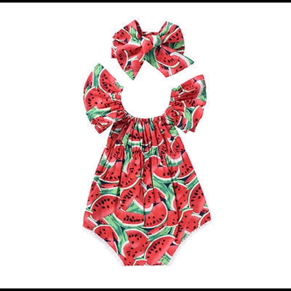 Baby Watermelon Outfit 🍉 - Picture 2 of 7